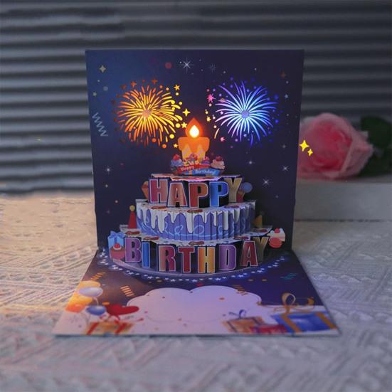 3D-Pop-Up-Geburtstagskarten, Geburtstagstorte, Grußkarten mit Pyrotechnik, Musik, Blaskerze, Geburtstagsüberraschung, Andenken für Sie und Ihn 3D-Pop-Up-Geburtstagskarten, Geburtstagstorte, Grußkarten mit Pyrotechnik, Musik, Blaskerze, Geburtstagsüberraschung, Andenken für Sie und Ihn von Joom DACH