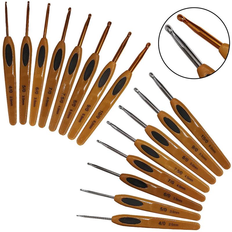 8 Stück Gemischte Größe 2,5 mm-6 mm Häkelnadel Stricken Weben Garn Handwerk Stricknadel Kunststoffgriff Häkelnadeln Nadeln Werkzeuge Weihnachten silber 8 Stück Gemischte Größe 2,5 mm-6 mm Häkelnadel Stricken Weben Garn Handwerk Stricknadel Kunststoffgriff Häkelnadeln Nadeln Werkzeuge Weihnachten silber von Joom DACH