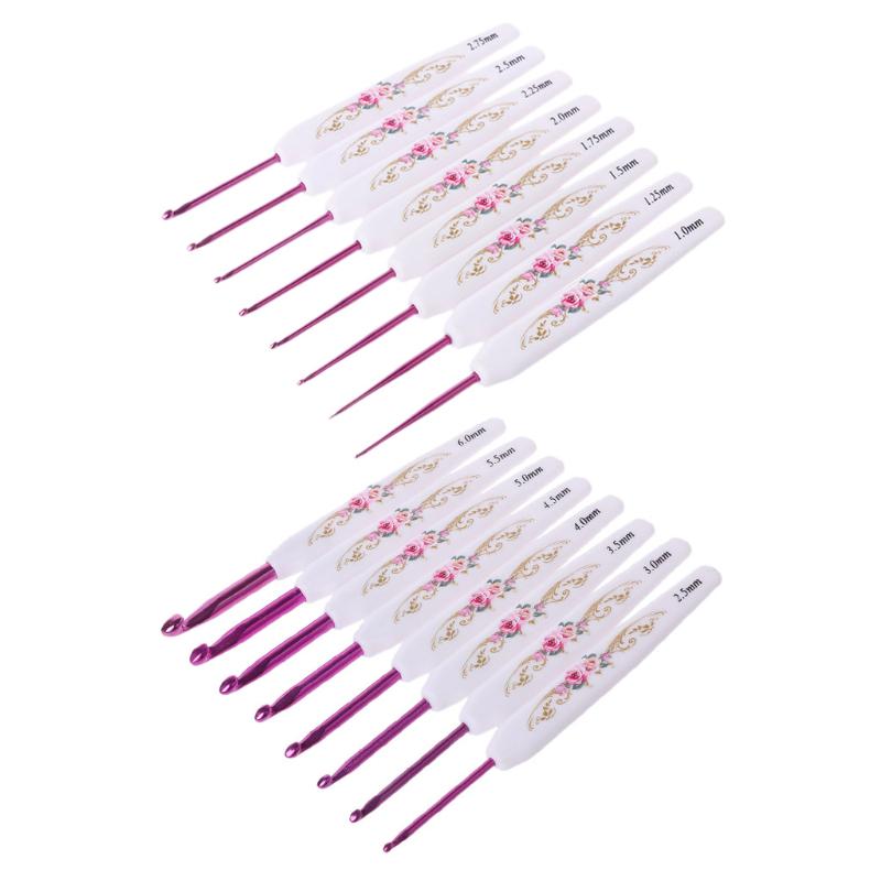 8 Stück Kunststoffgriff Floral Aluminium Häkelnadeln Stricknadel Set Weben L 8 Stück Kunststoffgriff Floral Aluminium Häkelnadeln Stricknadel Set Weben L von Joom DACH