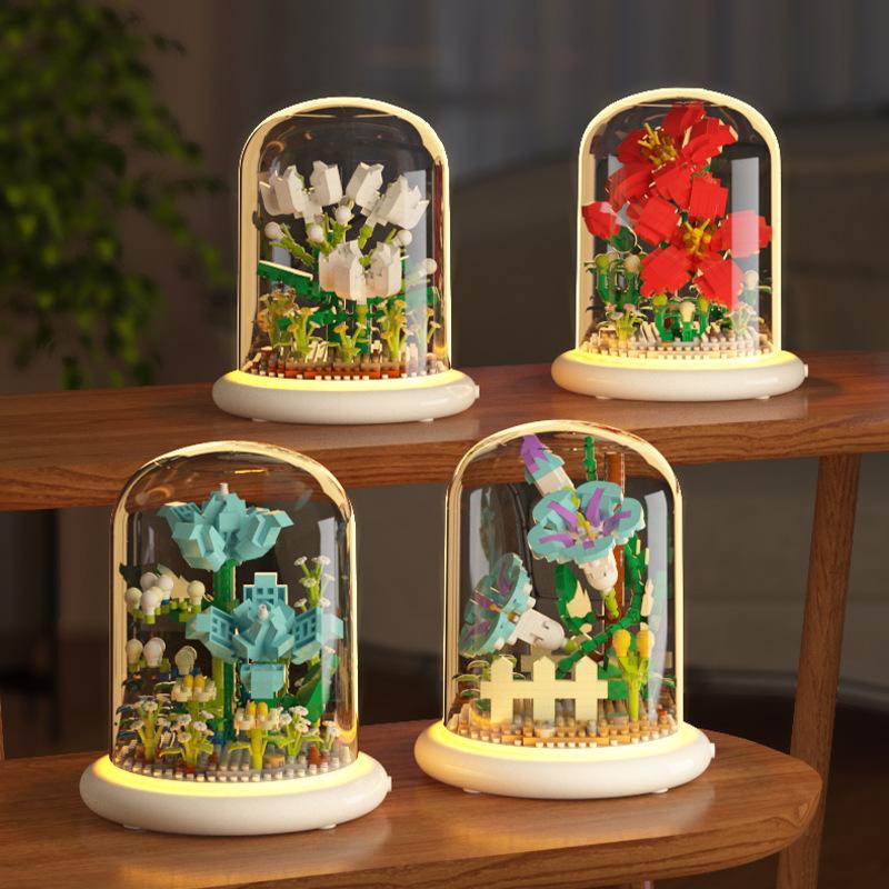Blumenstrauß DIY Pflanzen Minifiguren Bausteine Lernspielzeug Geschenk Schreibtischdekoration für Mädchen und Familie Sunflower-590Pcs Blumenstrauß DIY Pflanzen Minifiguren Bausteine Lernspielzeug Geschenk Schreibtischdekoration für Mädchen und Familie Sunflower-590Pcs von Joom DACH