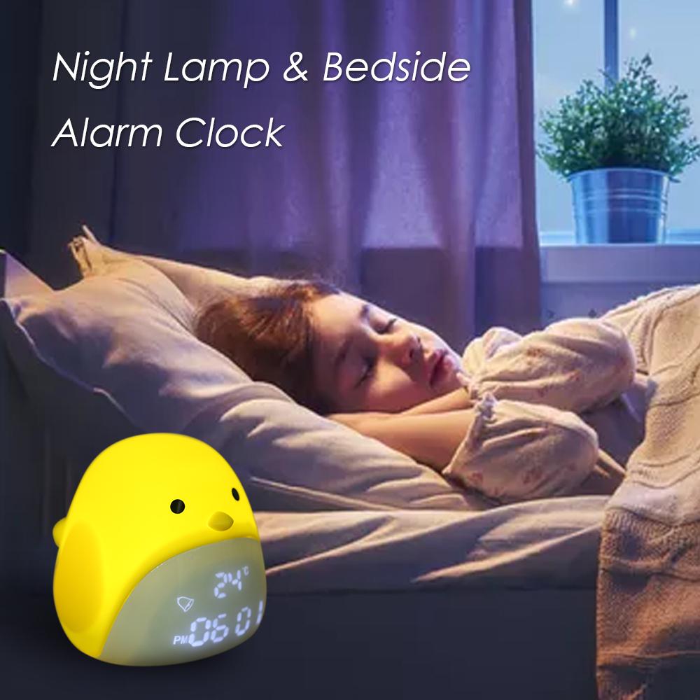 Chick Digitaler Wecker USB-Lade-Nachtlicht Drei Helligkeitsstufen weiß Chick Digitaler Wecker USB-Lade-Nachtlicht Drei Helligkeitsstufen weiß von Joom DACH