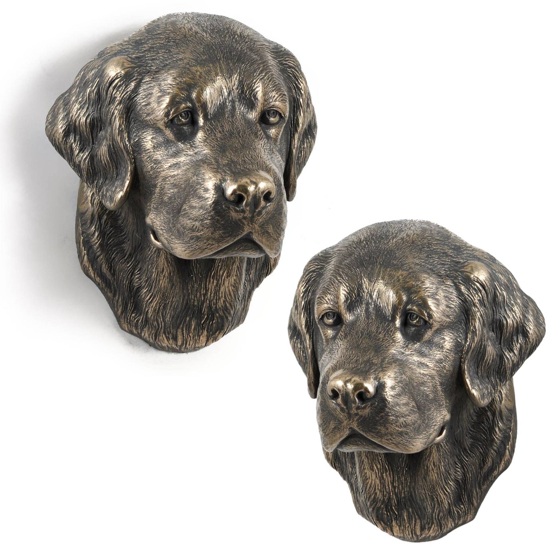 Golden Retriever - Dog statue, hanging bust, unique decoration for dog lover by Art-Dog brand braun Golden Retriever - Dog statue, hanging bust, unique decoration for dog lover by Art-Dog brand braun von Joom DACH