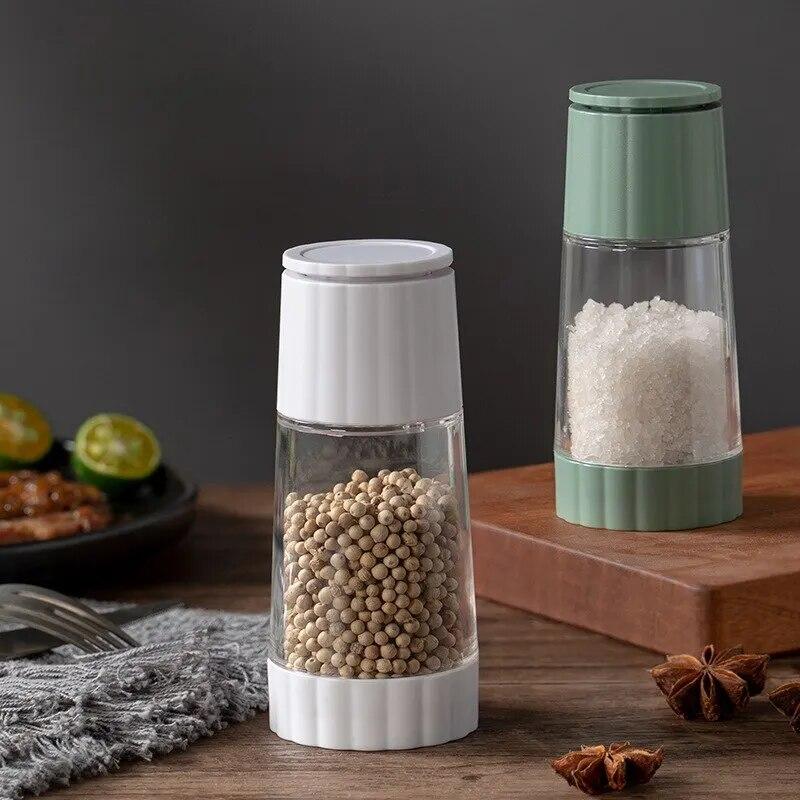 Haushalts-Pfeffermühle, manuelle Meersalz-Pfeffer-Gewürzflaschenmühle, Glas-Gewürzflasche, 1 Stück grün Haushalts-Pfeffermühle, manuelle Meersalz-Pfeffer-Gewürzflaschenmühle, Glas-Gewürzflasche, 1 Stück grün von Joom DACH