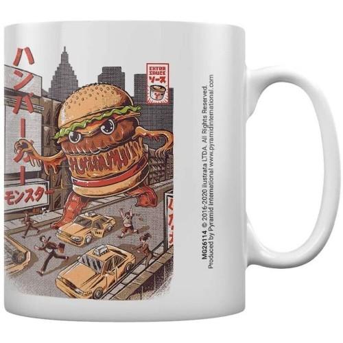 Illustration Burgerzilla-Becher One Size schwarz Illustration Burgerzilla-Becher One Size schwarz von Joom DACH