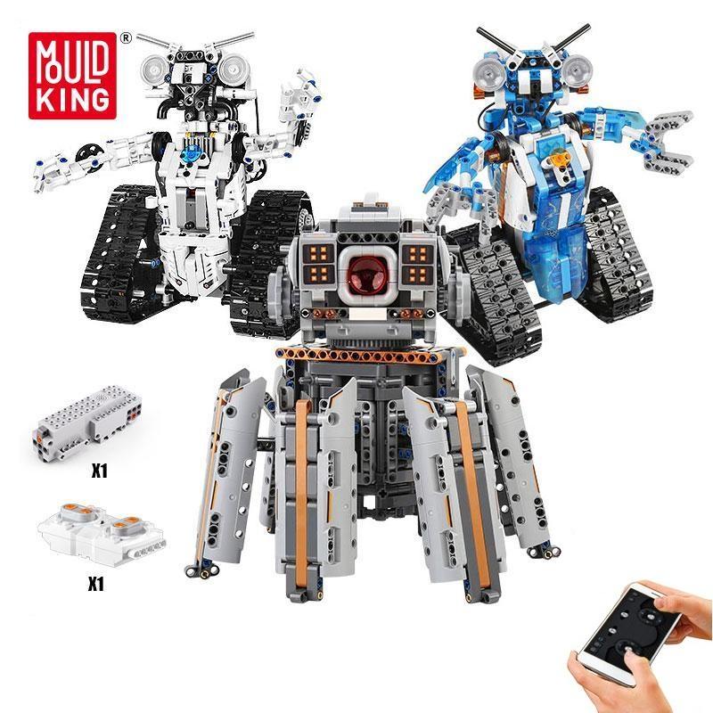 MOULD KING Lernspielzeug, Bausätze für Kinder, APP-Programmierung, intelligenter Roboter, Blöcke, Ziegelsteine, Jungen, Weihnachtsgeschenke 15059 MOULD KING Lernspielzeug, Bausätze für Kinder, APP-Programmierung, intelligenter Roboter, Blöcke, Ziegelsteine, Jungen, Weihnachtsgeschenke 15059 von Joom DACH