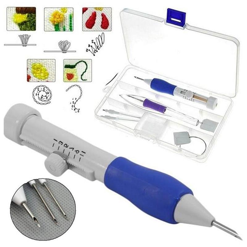 Magische Nadel für Stickerei, Teppich, Stricken, Stanznadel-Set, Handarbeiten, Nähset, Stickerei, Stricknadeln, Stift, Nähwerkzeuge 1pc magic needle Magische Nadel für Stickerei, Teppich, Stricken, Stanznadel-Set, Handarbeiten, Nähset, Stickerei, Stricknadeln, Stift, Nähwerkzeuge 1pc magic needle von Joom DACH