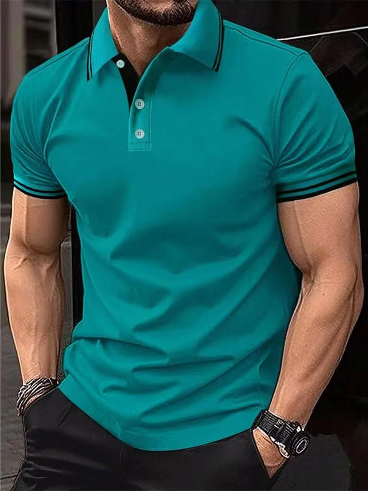 Revers POLO Shirt Sommer Männer und Frauen Kurzarm T-shirt L gelb Revers POLO Shirt Sommer Männer und Frauen Kurzarm T-shirt L gelb von Joom DACH
