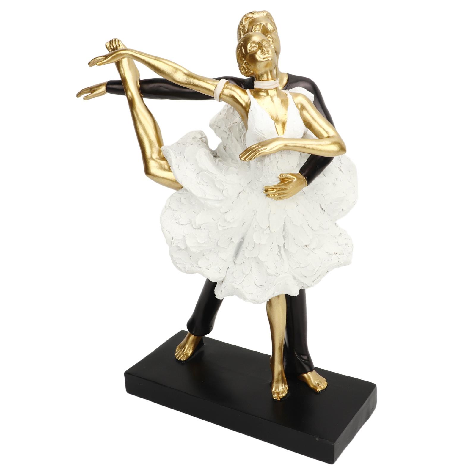 Romantisches Paar Tanzende Skulptur Dekoration Harz Elegantes Paar Ballerina Statue Figur Romantisches Paar Tanzende Skulptur Dekoration Harz Elegantes Paar Ballerina Statue Figur von Joom DACH