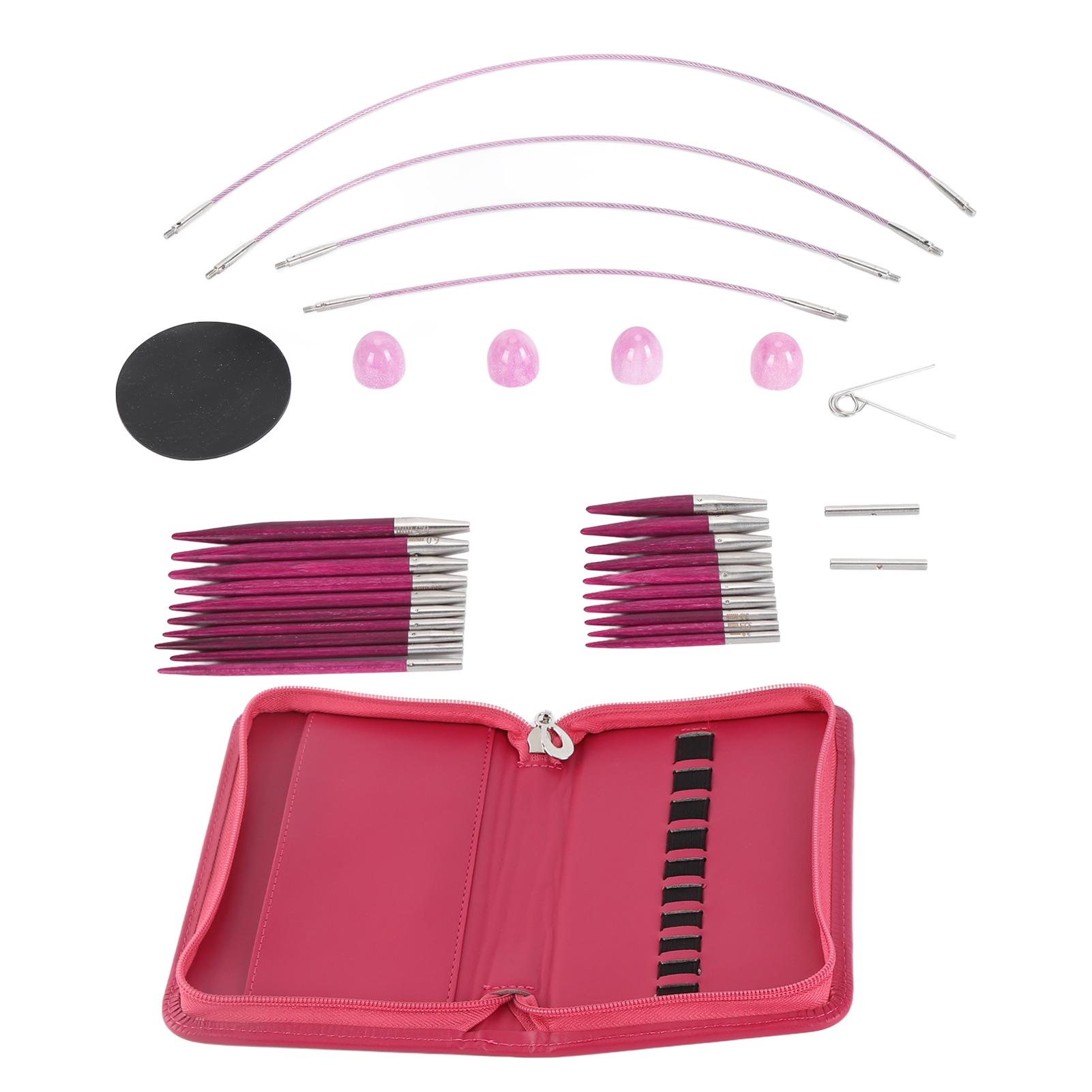 Rundstricknadel-Set, austauschbares, abnehmbares Stricknadel-Set zum Nähen und Basteln Rundstricknadel-Set, austauschbares, abnehmbares Stricknadel-Set zum Nähen und Basteln von Joom DACH