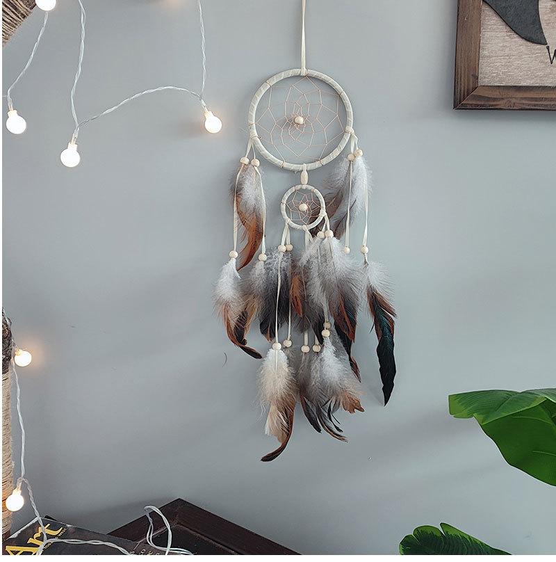 Traumfänger mit braunen Federn – Wandbehang, Traumfänger, Schlafzimmer-Accessoires – Windspiel-Traumfänger Traumfänger mit braunen Federn – Wandbehang, Traumfänger, Schlafzimmer-Accessoires – Windspiel-Traumfänger von Joom DACH