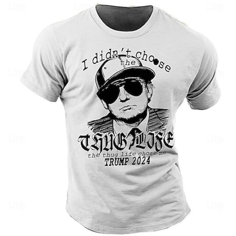 Trump T-Shirt US-Flagge Retro Vintage Casual Herren 3D-Druck T-Shirt Street Casual Bar T-Shirt Rundhalsshirt Frühlings- und Sommerkleidung 2XL Trump T-Shirt US-Flagge Retro Vintage Casual Herren 3D-Druck T-Shirt Street Casual Bar T-Shirt Rundhalsshirt Frühlings- und Sommerkleidung 2XL von Joom DACH