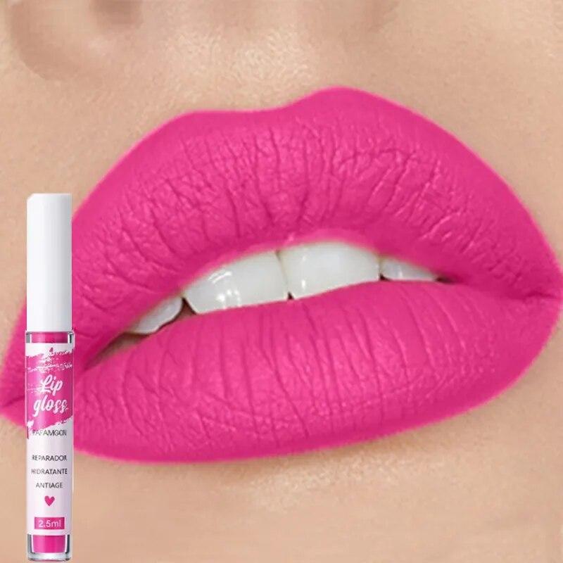Wasserdichter samtmatter nackter Lipgloss, sexy, langlebig, antihaftbeschichtet, flüssiger Lippenstift, Lippen-Make-up für Frauen, Kosmetik Wasserdichter samtmatter nackter Lipgloss, sexy, langlebig, antihaftbeschichtet, flüssiger Lippenstift, Lippen-Make-up für Frauen, Kosmetik von Joom DACH