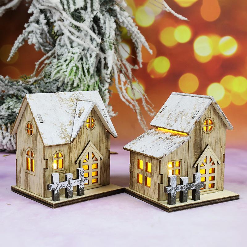 Weihnachten Leuchtende Hütte Weihnachten Holzhaus LED-Licht Dekoration Fee Nachtlampe Anhänger Prop Led Kinder Geschenk Weihnachten Leuchtende Hütte Weihnachten Holzhaus LED-Licht Dekoration Fee Nachtlampe Anhänger Prop Led Kinder Geschenk von Joom DACH