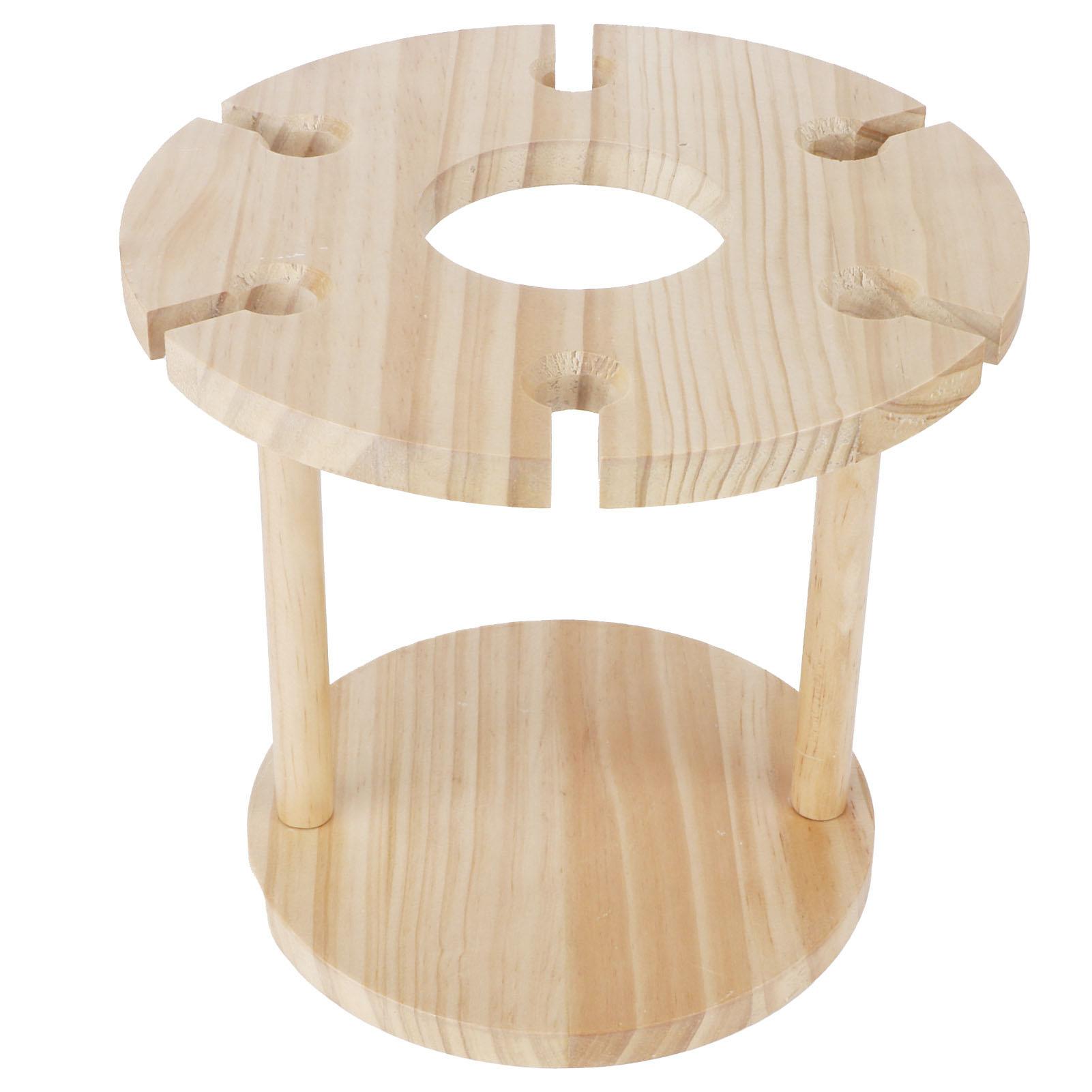 Weinregal aus Holz, Glasbecherhalter, Organizer, Tischdisplay für 6 Gläser und 1 Weinflasche Weinregal aus Holz, Glasbecherhalter, Organizer, Tischdisplay für 6 Gläser und 1 Weinflasche von Joom DACH