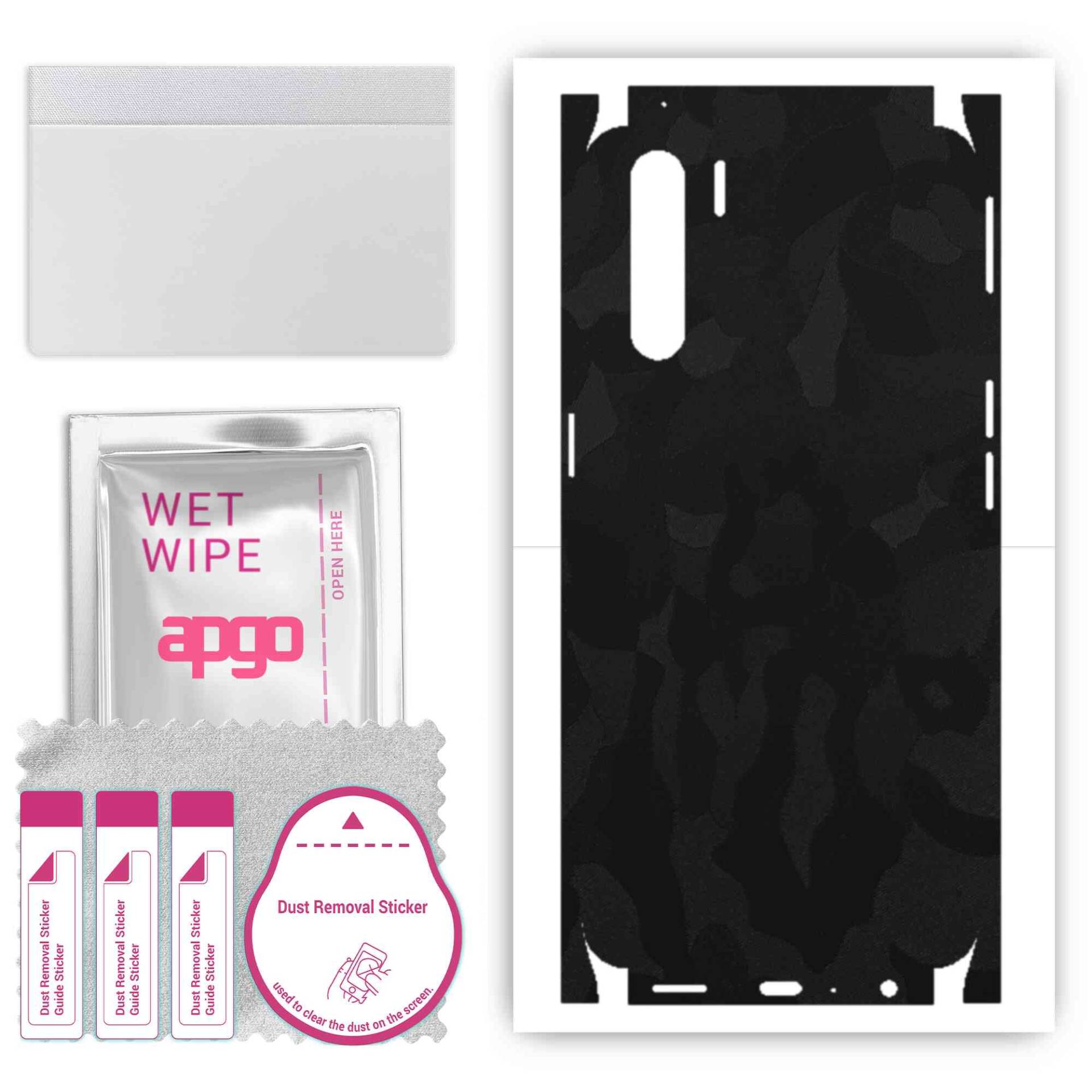 apgo Protective Skin Sticker for the back+sides compatible with Oppo A91, Full Wrap Film, Foil, Vinyl - Pattern Black Camo apgo Protective Skin Sticker for the back+sides compatible with Oppo A91, Full Wrap Film, Foil, Vinyl - Pattern Black Camo von Joom DACH