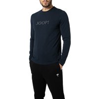 JOOP! Herren Longsleeve blau Jersey-Baumwolle unifarben von Joop!