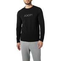 JOOP! Herren Longsleeve schwarz Jersey-Baumwolle unifarben von Joop!