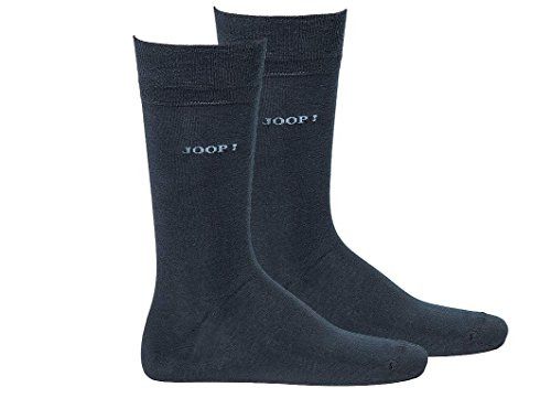 Joop! Herren Socken 2 Paar, Basic Soft Cotton Sock 2-Pack, Einfarbig - Farbwahl: Farbe: Marine | Größe: 39-42 (6-8 UK) von Joop!