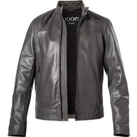 JOOP! Herren Lederjacke grau Lammnappa unifarben von Joop!