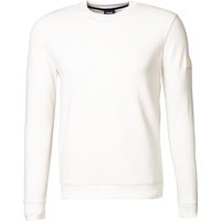 JOOP! Herren Sweatshirt weiß Baumwolle unifarben von Joop!