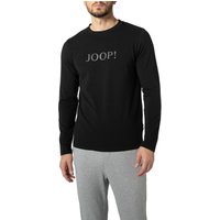 JOOP! Herren Longsleeve schwarz Jersey-Baumwolle unifarben von Joop!