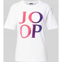 JOOP! T-Shirt mit Logo-Print in Weiss, Größe 34 von Joop!