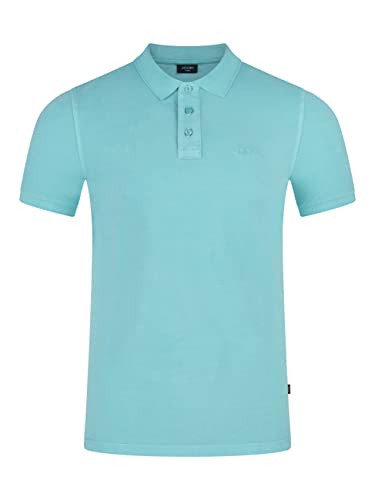 Joop! Herren Poloshirt Ambrosio - Regular Fit S-3XL Blau Grau Grün Türkis Pink, Größe:L, Farbe:TurquoiseAqua 445 von Joop!