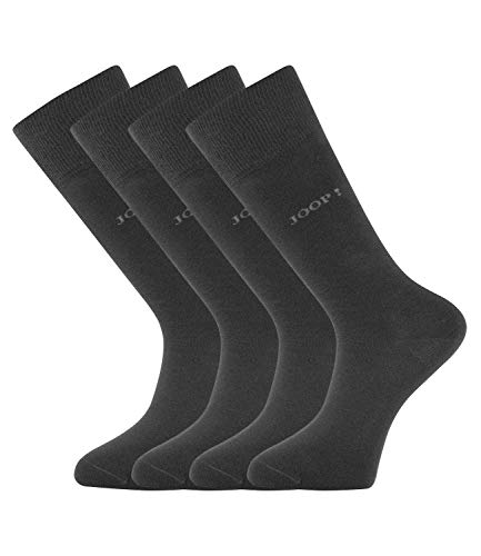 Joop! Herren Socken Strümpfe klassisch dezentes Logo im 4er Pack (2x2er Pack) (39-42, anthrazit melange) von Joop!