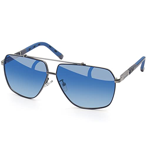 Joopin Retro Sonnenbrille Herren Polarisiert Klassische Sonnenbrille Damen Fahrerbrille und Polarized Sunglasses Men mit UV400-Schutz Für Outdoor Wandern Angeln(Blau) von Joopin