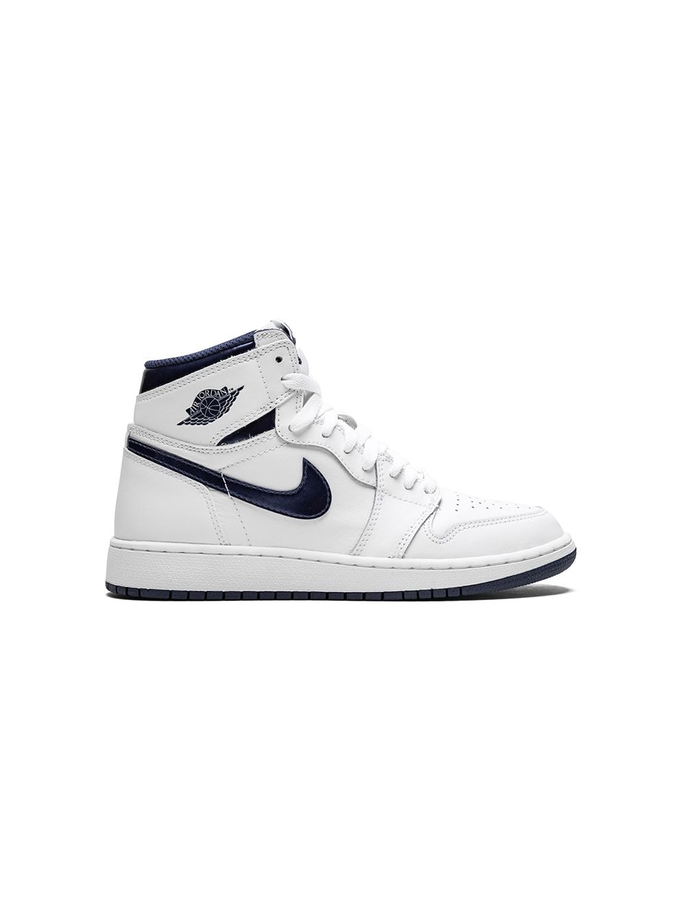 Jordan Kids Air Jordan 1 High OG Sneakers - Weiß von Jordan Kids