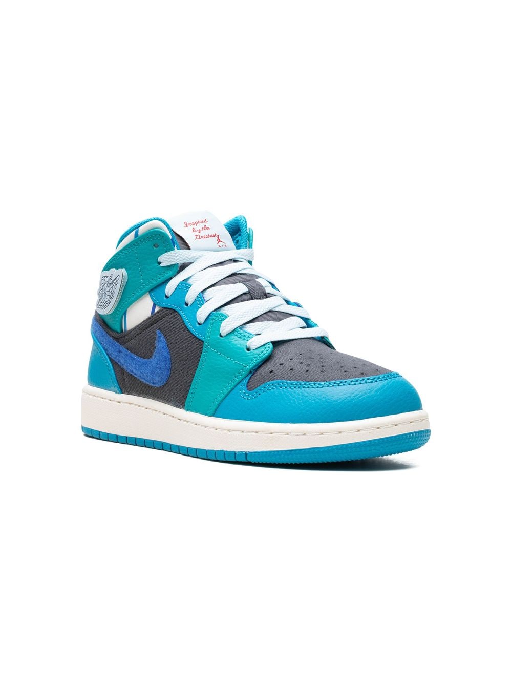 Jordan Kids Air Jordan 1 "Inspired By The Greatest" Sneakers - Blau von Jordan Kids