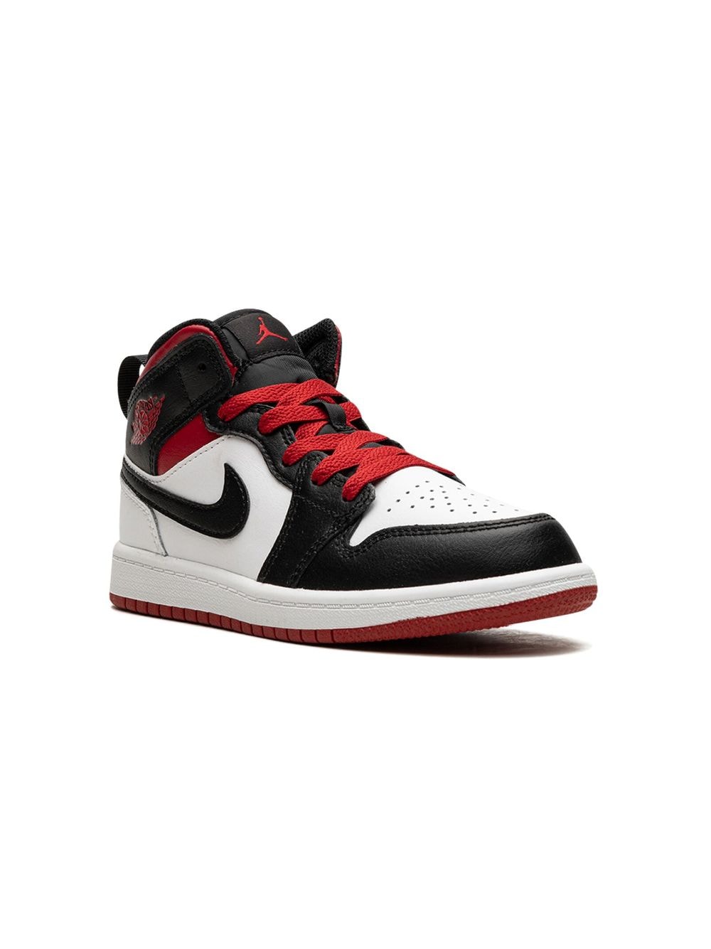 Jordan Kids Air Jordan 1 Mid Gym Red Sneakers - Weiß von Jordan Kids