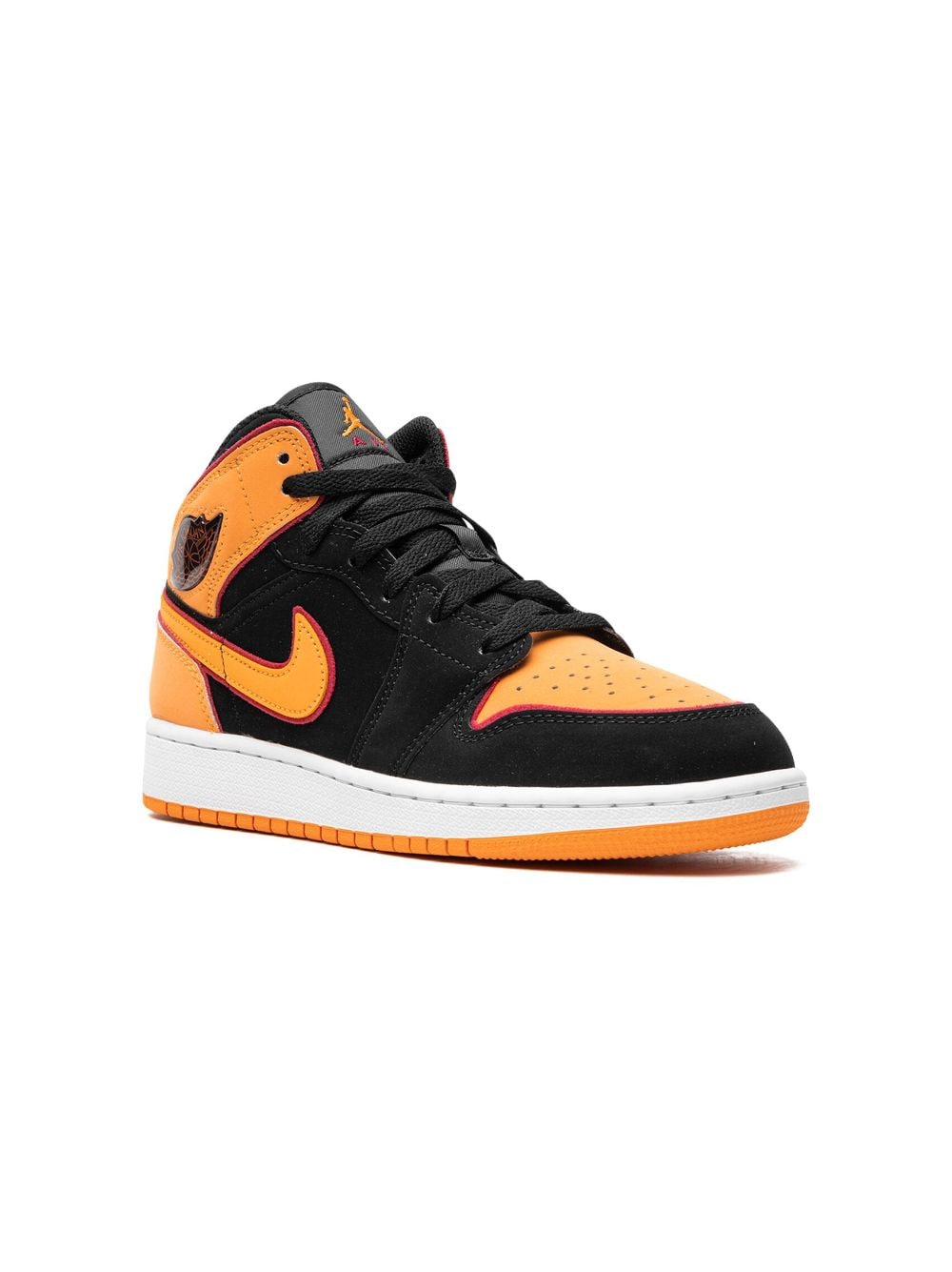 Jordan Kids Air Jordan 1 Mid Vivid Orange Sneakers von Jordan Kids