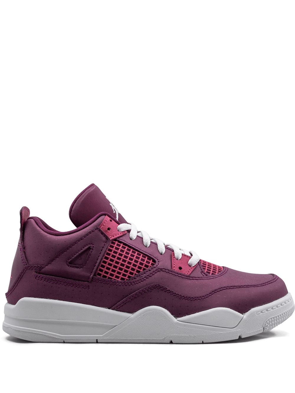 Jordan Kids 'Air Jordan 4 Retro' Sneakers - Violett von Jordan Kids