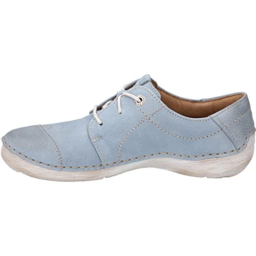 Josef Seibel Damen Low-Top Sneaker Fergey 20,Weite G (Normal),Wechselfußbett,Freizeitschuhe,Turnschuhe,Laufschuhe,Blau (SkyBlue-Kombi),36 EU von Josef Seibel