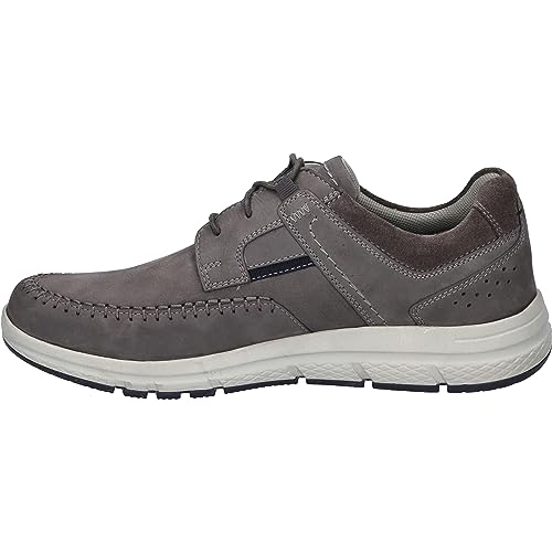 Josef Seibel Herren Bequemschuhe Giuseppe 04,Weite G (Normal),Wechselfußbett,Halbschuhe,schnürschuhe,schnürer,Low-tie,Asphalt,41 EU von Josef Seibel