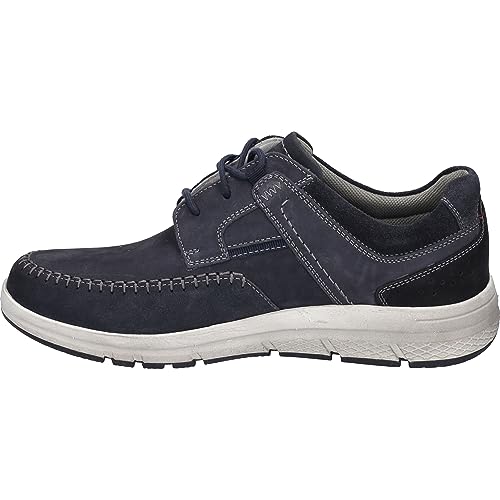 Josef Seibel Herren Bequemschuhe Giuseppe 04,Weite G (Normal),Wechselfußbett,Halbschuhe,schnürschuhe,schnürer,Low-tie,Indigo,46 EU von Josef Seibel