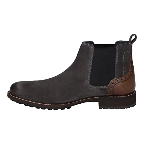 Josef Seibel Herren Jasper 50 Chelsea-Stiefel, Asphalt-Kombi, 44 EU von Josef Seibel