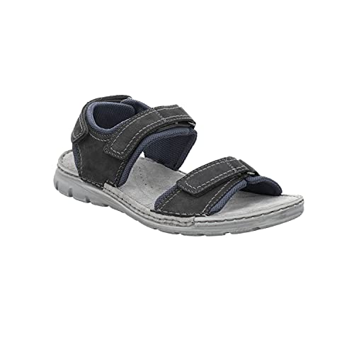 Josef Seibel Herren John 06 Riemchensandalen, Schwarz (Titan-Kombi Te796 151) von Josef Seibel