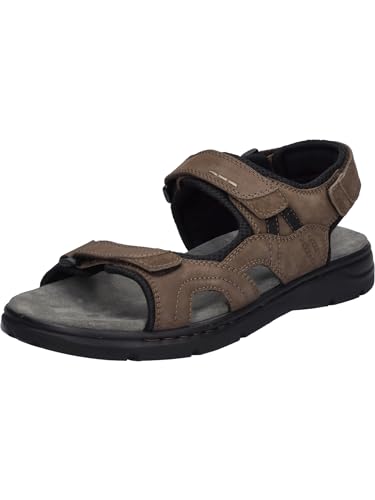 Josef Seibel Herren Klassische Sandalen Marlon 06,Weite G (Normal),Wechselfußbett,Sandaletten,klettsandalen,bequem,Brasil-Kombi,44 EU von Josef Seibel