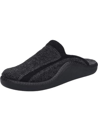 Josef Seibel Herren Pantoffeln Monaco H 12, Männer Hausschuhe,Weite H (Weit),Slides,Slip-ons,Backless Slipper,Mules,Titan-Kombi,41 EU von Josef Seibel