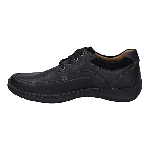 Josef Seibel Herren Businessschuhe Anvers 62,Weite K (Extra weit),Wechselfußbett,Strassenschuhe,Schnuerung,Low-tie,schwarz,42 EU von Josef Seibel