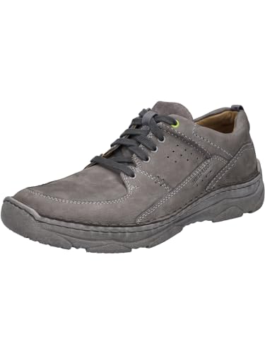 Josef Seibel Herren Bequemschuhe Liam 01,Weite H (Weit),Wechselfußbett,Strassenschuhe,Schnuerung,lace-up Shoes,Low-tie,Asphalt,44 EU von Josef Seibel