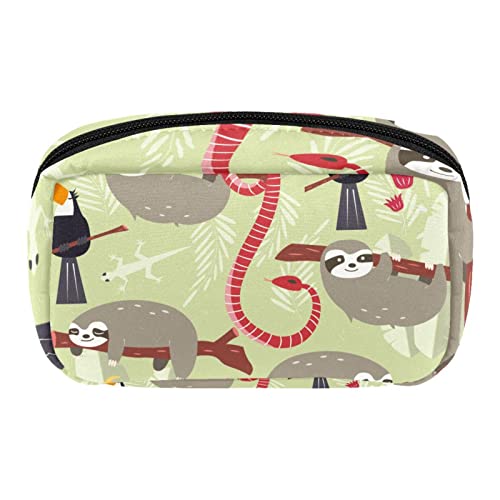 Kosmetiktasche, tragbare Make-up-Tasche für Damen, Kulturbeutel, Kulturbeutel, Bleistifttasche, Kosmetiktasche für Geldbörse, Reise, Beauty-Organizer, Tasche, niedliches Cartoon-Hunde-Welpen-Muster, von Josidd