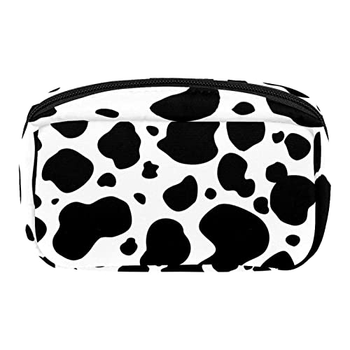 Kosmetiktasche, tragbare Make-up-Tasche für Damen, Kulturbeutel, Kulturbeutel, Bleistifttasche, Kosmetiktasche für Geldbörse, Reisen, Beauty, Reißverschluss, Organizer, Halloween, Mops, Hunde mit von Josidd