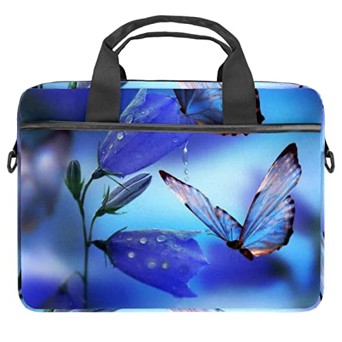 Laptop-Hülle, 33 - 36,8 cm (13 - 14,5 Zoll), Fantasy-Schmetterling-Schutzhülle, tragbar, für Computer, Notebook, Tragetasche, Aktentasche, Nachrichten-Tasche, Mehrfarbig 3, 11x14.5x1.2in /28x36.8x3 von Josidd