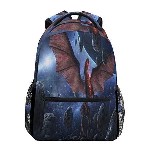 Modischer Laptop-Rucksack für Herren und Damen, Dinosaurierpark, Reisen, Schulterrucksack, Wandertasche, Rucksack, Büchertasche für Studenten, Bunt 11, Einheitsgröße, Casual von Josidd