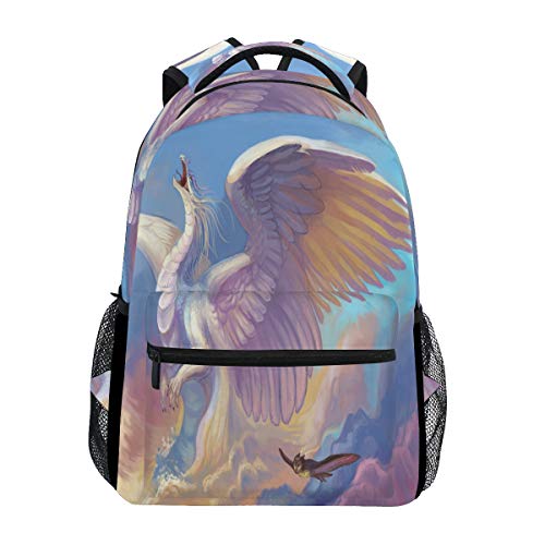 Modischer Laptop-Rucksack für Herren und Damen, Dinosaurierpark, Reisen, Schulterrucksack, Wandertasche, Rucksack, Büchertasche für Studenten, Mehrfarbig 10, Einheitsgröße, Casual von Josidd