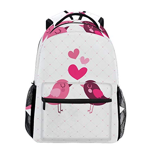 Modischer Laptop-Rucksack für Herren und Damen, Valentinstags-Herzmuster, Reise-Schulter-Rucksack, Wandertasche, Rucksack, Büchertasche für Studenten, Mehrfarbig 2, Einheitsgröße, Casual von Josidd