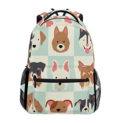 Modischer Laptop-Rucksack für Herren und Damen, Winter, Cartoon-Tiere, Reise-Schulter-Rucksack, Wandertasche, Büchertasche für Studenten, Mehrfarbig 3, Einheitsgröße, Casual von Josidd